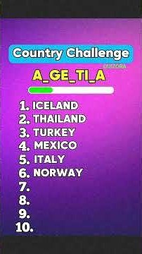 🌍 Country Challenge Quiz | Guess the Country in 5 Seconds! 🇺🇸 | Ultimate Geography Quiz #shorts