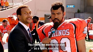 All brains and no brawn's gotta ring true when you getting tackled in the head all the time... #KeyAndPeele | Paramount Network Asia