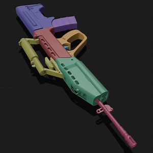 SAR 21 Scoped Rifle ( Prop-Gun ) 1/1 Scale