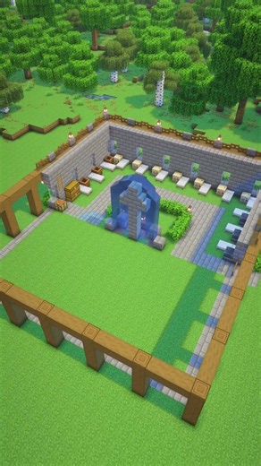 Minecraft Best Villager Trading Hall Design 🏠 #minecraft #shorts #eye4steel