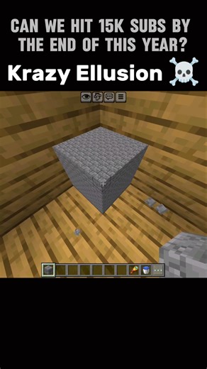 Cracked Stone Bricks Krazyy!!! 😂