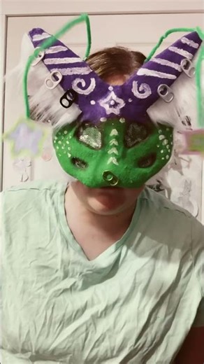 Girl? ❌Alien?✅ #therianmask #therian #otherkin #alienkin #enby #aliencat #maskmaker #nonbinary