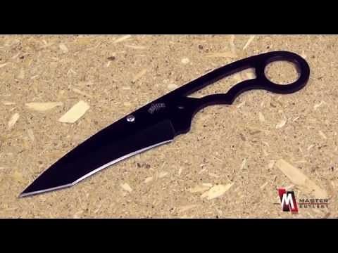 Master Cutlery Master USA MU-1119BK Tactical Neck Knife Product Video