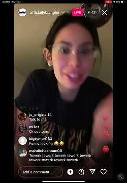 Blahgigi instagram live