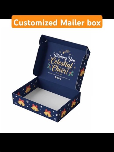 Beautifully designed custom Christmas mailer and packaging boxes for the holiday season.#mailingbox