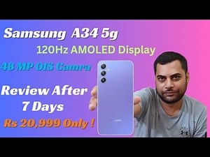 Samsung A34 5G Review After 7 Days: Worth ₹20,999? 📱 4 Years of Android Updates! #techgaurang