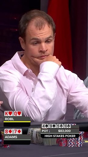 Andrew Robl played a $783,000 pot against Brandon Adams on High Stakes Poker! 🤯