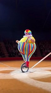 GRAVITY DEFIED: The Physics of a High-Wire Clown Unicycle Fall 🤡🎪