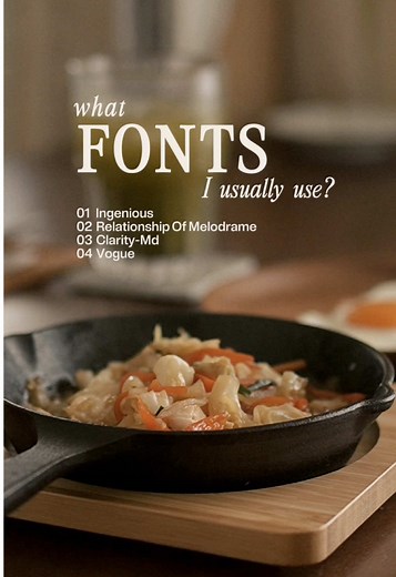 Popular Fonts Used in Video Editing | ฟ้อนต์ที่นิยมใช้ในการแก้ไขวิดีโอ