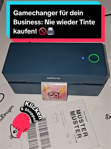 Schluss mit Tesa-Film und teuren Druckerpatronen! 📦💨 Der POLONO PL80E ist der ultimative Hack für dein Kleinunternehmen. ​Er ist ein kabelloser Bluetooth-Thermodrucker – das heißt: Er braucht keine Tinte und druckt deine 4x6 Versandetiketten direkt vom Handy aus. Egal ob für eBay, Vinted oder deinen eigenen Shop, damit sparst du Zeit und Geld. Perfekt für den professionellen Look deiner Pakete. Schnapp ihn dir jetzt im Deal! 👇 ​#polono #smallbusinesshacks #BlackFriday #unboxyourdeals #TikTokS
