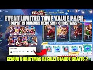 VALUE PACK NATAL!! Event Limited-Time Value Pack Cuma 2K | Event Skin Christmas Carnival MLBB 2025