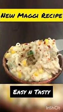 Alfredo Maggi | White Sauce Maggi Cheese Maggi without Cheese #shorts #easyrecipes #maggi #newmaggi