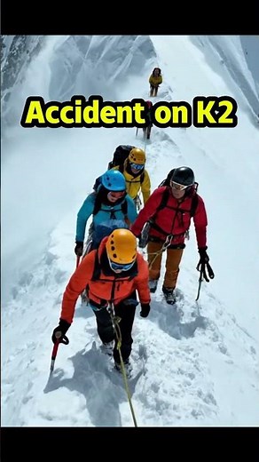 Accident on K2 #K2 #Climbers #deathonk2 #mountainsK2