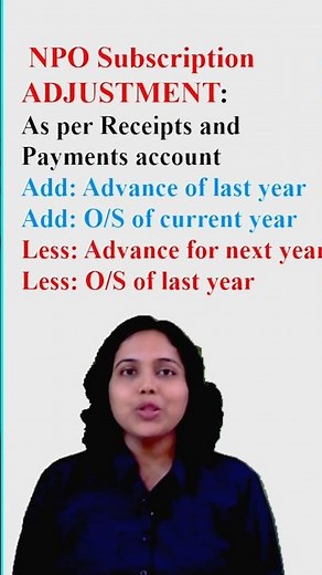 NPO Subscription Adjustment | Subscription Formula NPO #capoojatotalekela #npoclass12 #shorts