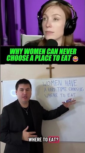 Why women can never pick a place to eat! 😂 #dating #women #funny #redpill #pearl