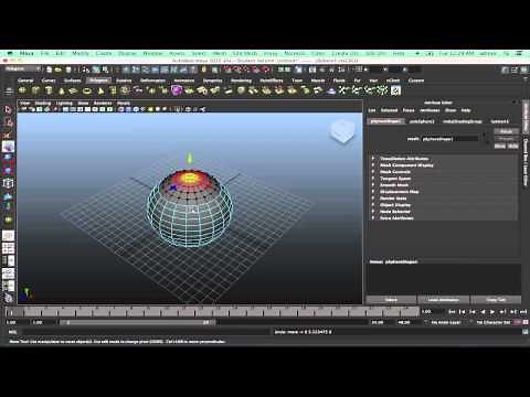 Soft Selection Tool Maya Tutorial