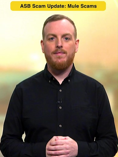 Have you heard of money mules? Mules receive illegally obtained money from one person and transfer it to another person or account. This is a form of money laundering. Some mules aren’t aware they’re taking part in a crime, with people often recruited online through ‘once in a lifetime’ opportunities or romance scams. Here's the key: if someone asks to use your bank account or open one for them, that's a big red flag! If you act as a mule, you’re at risk of owing money, facing criminal prosecuti