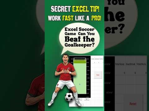 I Built a Penalty Shootout Game in Excel! ⚽🧤