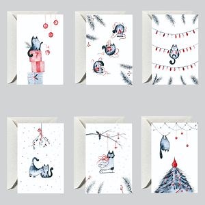 [Hot Item] Beautiful Greeting Cards Set of 6 with Envelopes & Stickers - Tasteful Assorted Blank Note Cards - Perfect Get Well, Congratulations, Holiday & More Stationary