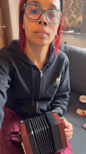 Feeling a bit up and down today; grateful to have reached 49, grateful for my wonderful friends, family, and projects but also heartbroken for so many reasons, personal and world…it’s a weird time. Also I just started learning concertina because…why not. | Rhiannon Giddens