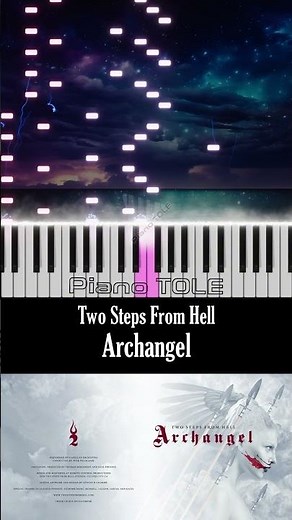 Two Steps From Hell (Archangel) #piano #twostepsfromhell #shorts