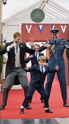 NON STOP DANCING #royal #dance #princewilliam #princelouis #princeharry
