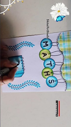 😍😲Don't miss💡 this Unique Maths Project Design🌸😍 Project Work Designs #viral #shorts