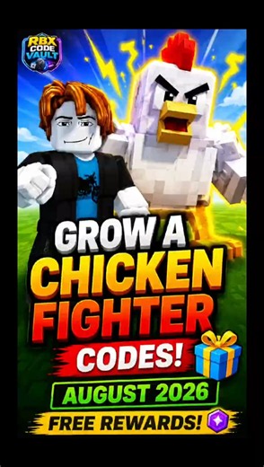 ⚡ ALL NEW Grow a Chicken Fighter Codes 🐔 August 2026 #roblox #codes