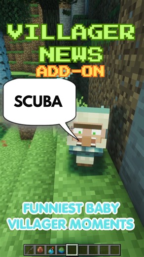 More of The FUNNIEST BABY Villager Voice Lines in Minecraft 😂 | Villager News Add-On