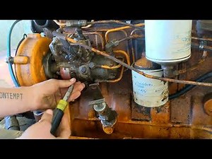 DON'T MAKE THIS MISTAKE!! case 207d rebuild: fuel pump timing