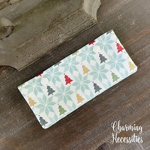 DPN Case, Double Pointed Needle Holder Keeper Cozy Pouch, Christmas Trees and Snowflakes, Gifts for Knitters, Knitting Accessories - Etsy