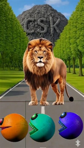 wait me jump on new colour monster Pac-Man vs green monster Pac-Man 🦁🦁🦁🦁