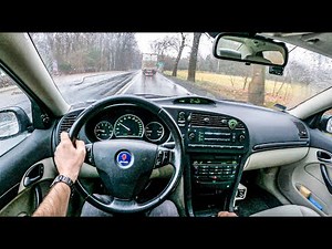 Saab 9-3 II SportSedan 2005 | POV Test Drive #642 Joe Black