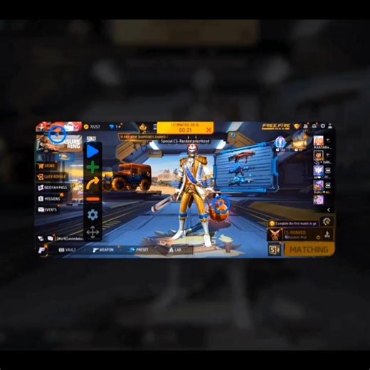 Auto clicker use and play cs rank match || #freefire #trending #ffshorts