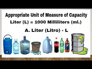 MATH 4TH QUARTER LESSON 11: Measure objects Using Appropriate Measuring Tools (liter or milliliter)