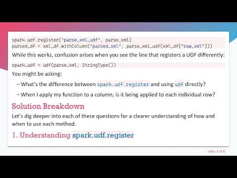 Understanding the Difference Between spark.udf.register and udf in PySpark