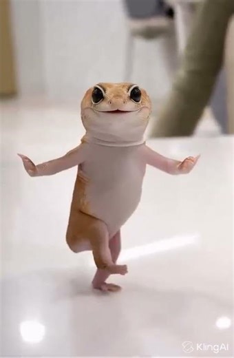 Dancing Gecko AI Animation with Kling 2.6 Motion Control [85/100]