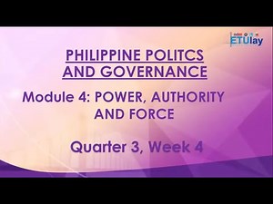 Nature, Dimensions, Types and Consequences of Power || PHILIPPINE POLITICS AND GOVERNANCE ||