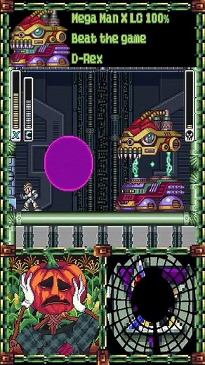 Mega Man X Legacy collection 100%: D-rex fight