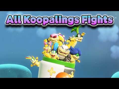 Koopalings Boss Fights in Super Mario Bros. Wonder: Nintendo Switch 2 Edition