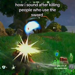 1.7M views · 30K reactions | Hate the swords. How I sound after killing people who use the sword. We've all been there. It can make us talk some smack. 藍 #gaming #fortnitememes #funnymemes #foryouシ Via: meowbrats | Nicko | Facebook