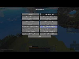 How to remove sky void box in minecraft