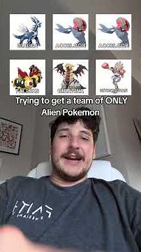 Trying to get a team of ONLY Alien Pokemon (Part 7) #alien #pokemon #filter