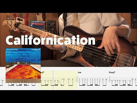 Californication - Red Hot Chili Peppers (Bass Cover with Tab)