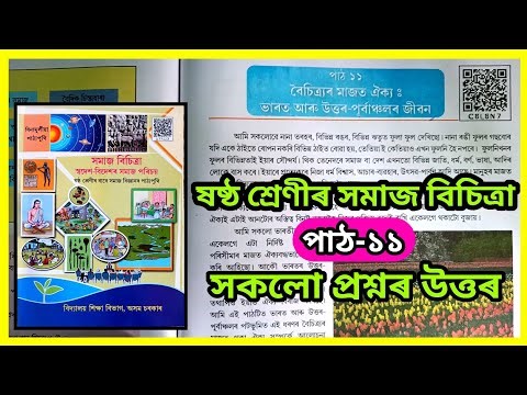 Class 6 Social Science Chapter 11 | বৈচিত্র্যৰ মাজত ঐক্য: ভাৰত আৰু উত্তৰ-পূর্বাঞ্চলৰ জীবন | C8L8N7