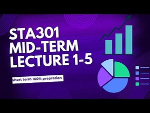 sta301 midterm preparation || sta301 short lectures || sta301 important topics