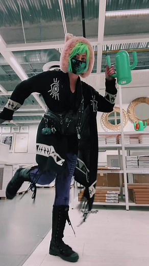 Ultimate Final Fantasy Cactuar Cosplay with 1000 Needles - IKEA Inspired!