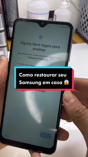 Passo a Passo para Restaurar seu Samsung em Casa