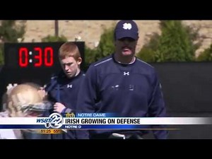 Irish growing on defense during spring practice