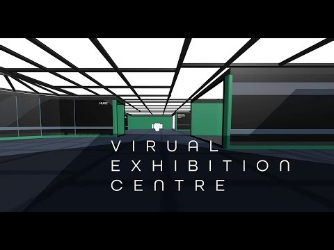 Virtual Exhibition Centre Demo in Web Browser vs. VR (Meta Quest 3/2) | Future Interactive Stories